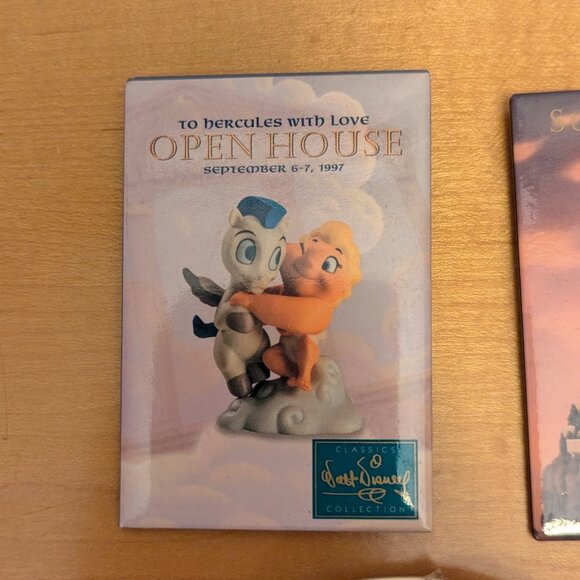 WDCC Rare Seven Walt Disney Collectable Pin Backs Vintage - Picture 4 of 10